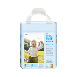 Трусики-подгузники NATURE LOVE MERE, супертонкие, 7-11 кг, 22 шт (уцененный)